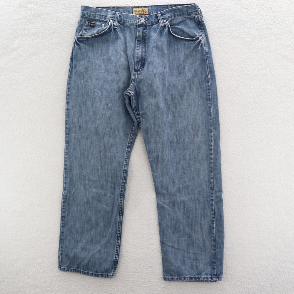 Wrangler Jeans Mens 36x30 Blue 20X NO 33 Extreme Relaxed Cowboy Work Rodeo Ranch